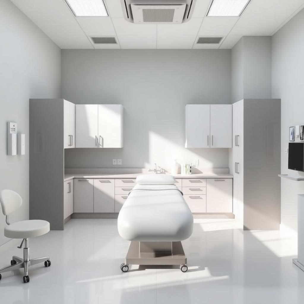 Bright modern medical clinic exam room — Hialeah